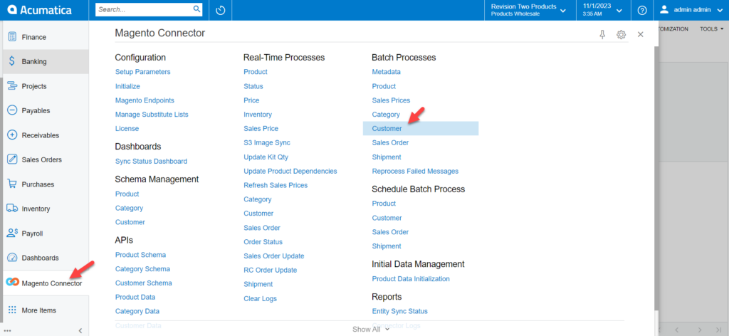 Customer Batch Processes